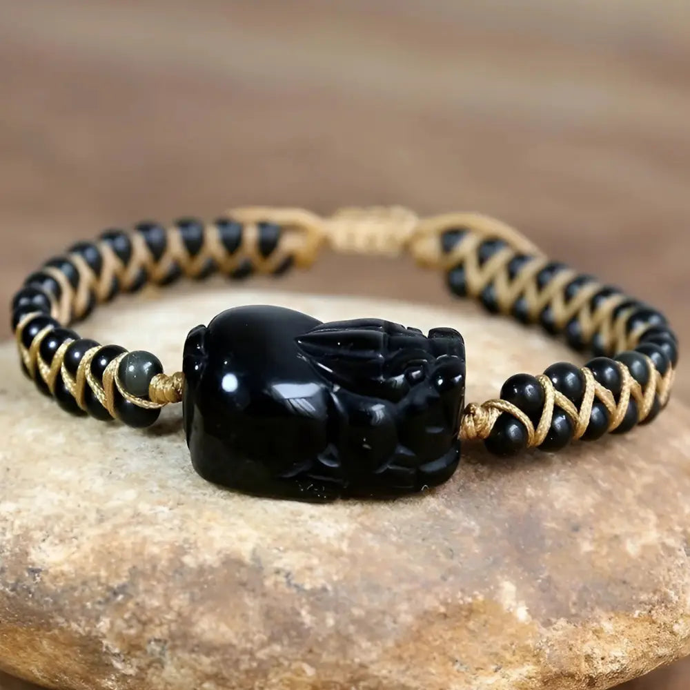 Black Obsidian Pixiu Bracelets