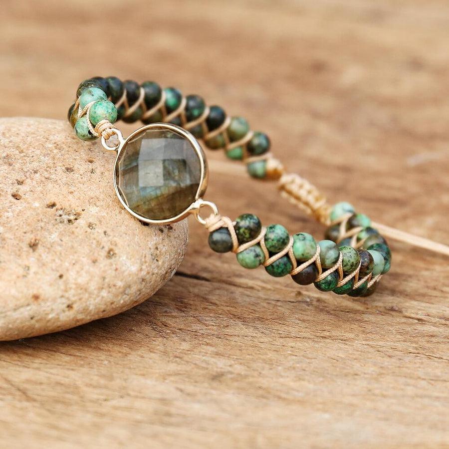 Adjustable Labradorite Bracelet