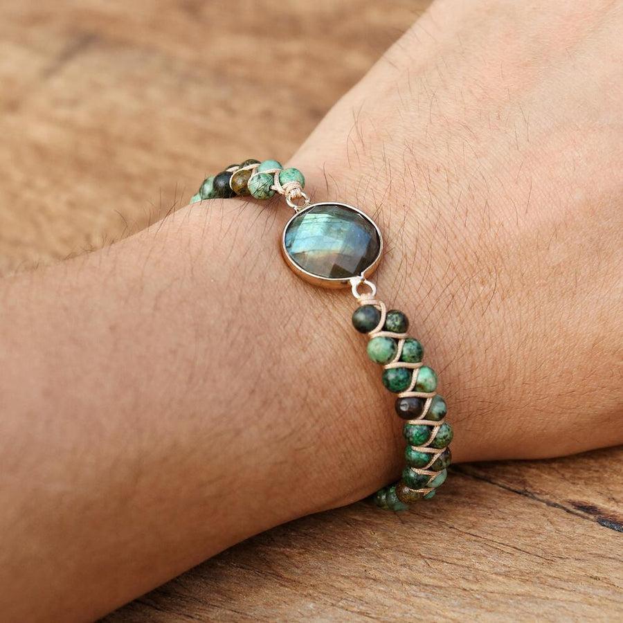 Adjustable Labradorite Bracelet
