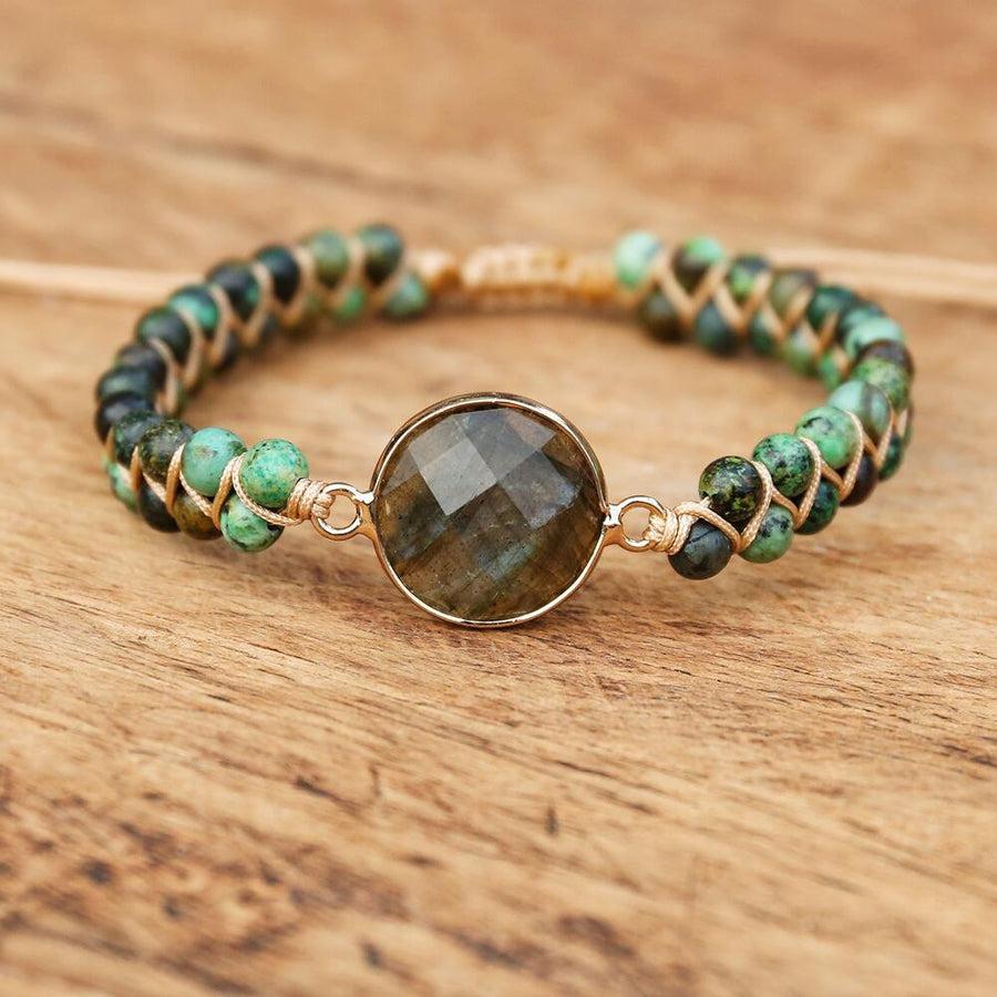 Adjustable Labradorite Bracelet