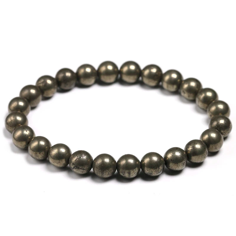 Pyrite Stone Bracelet – Spark Wealth & Confidence
