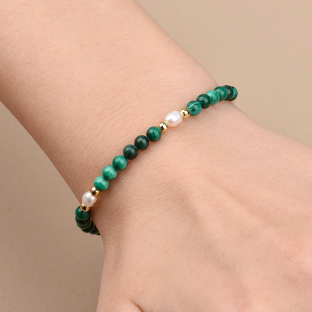 Malachite Green Bracelet | Balance & Protection