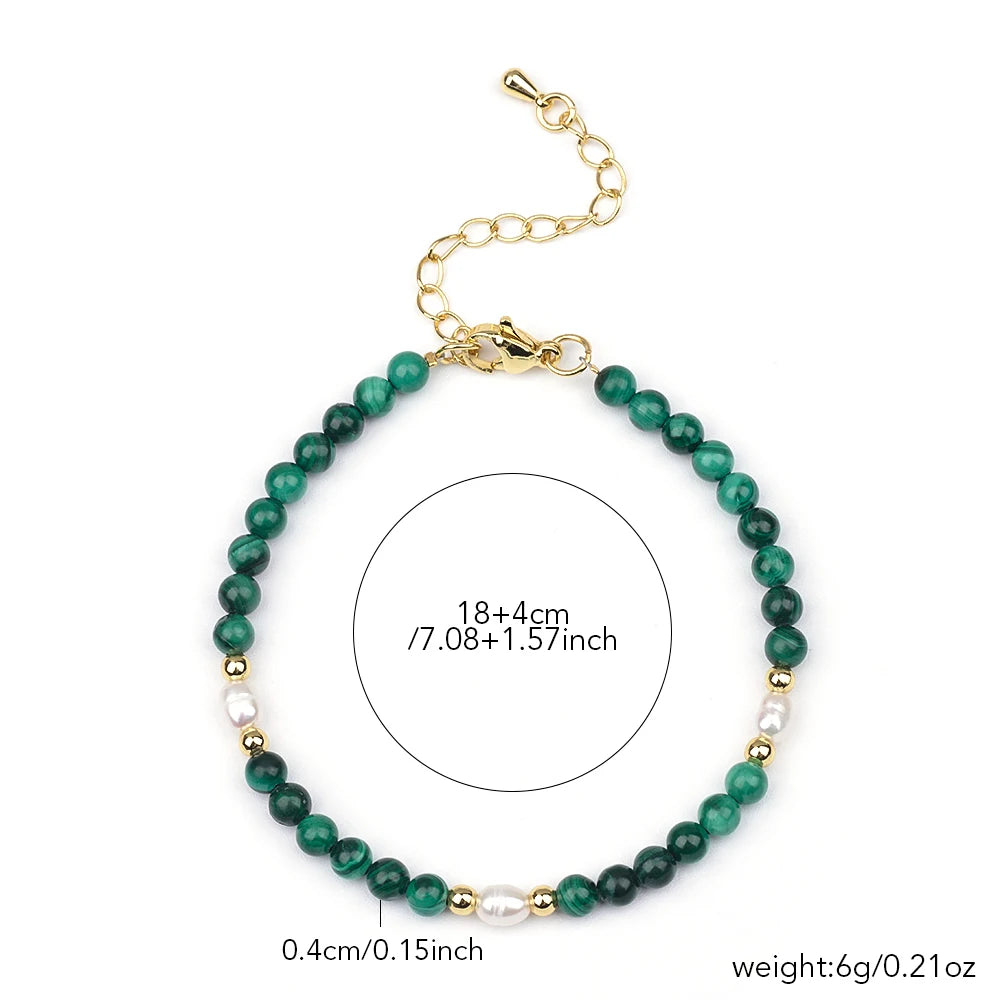 Malachite Green Bracelet | Balance & Protection