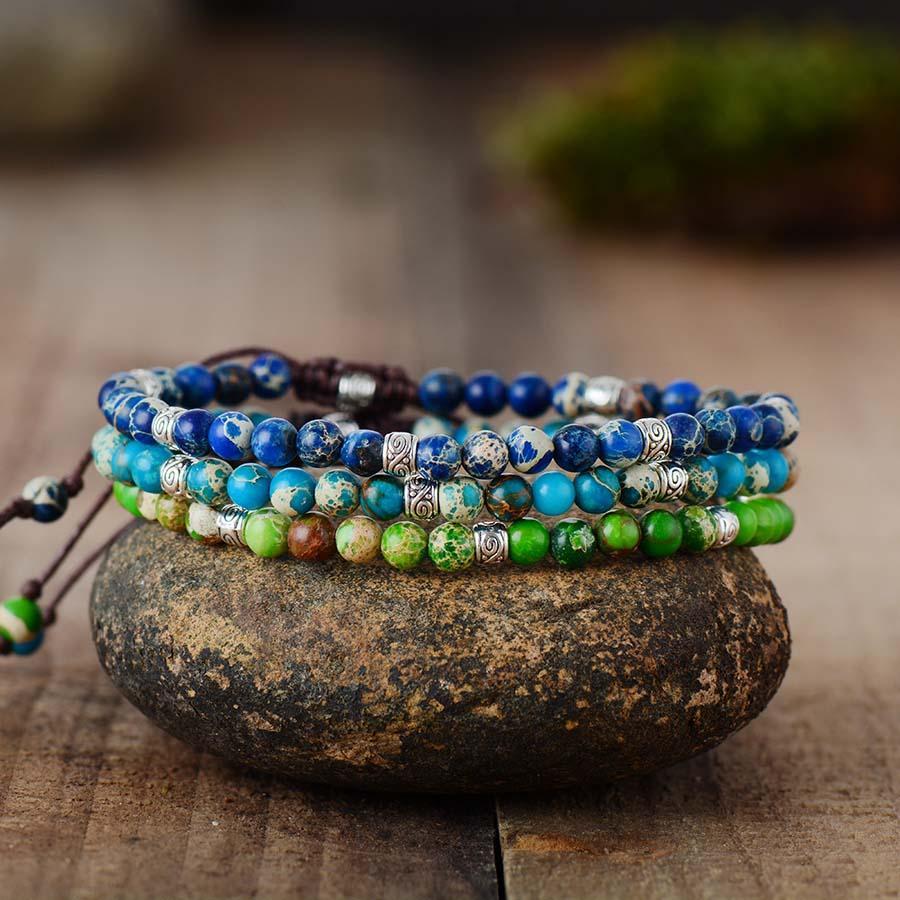 Natural Stone Bead Bracelets