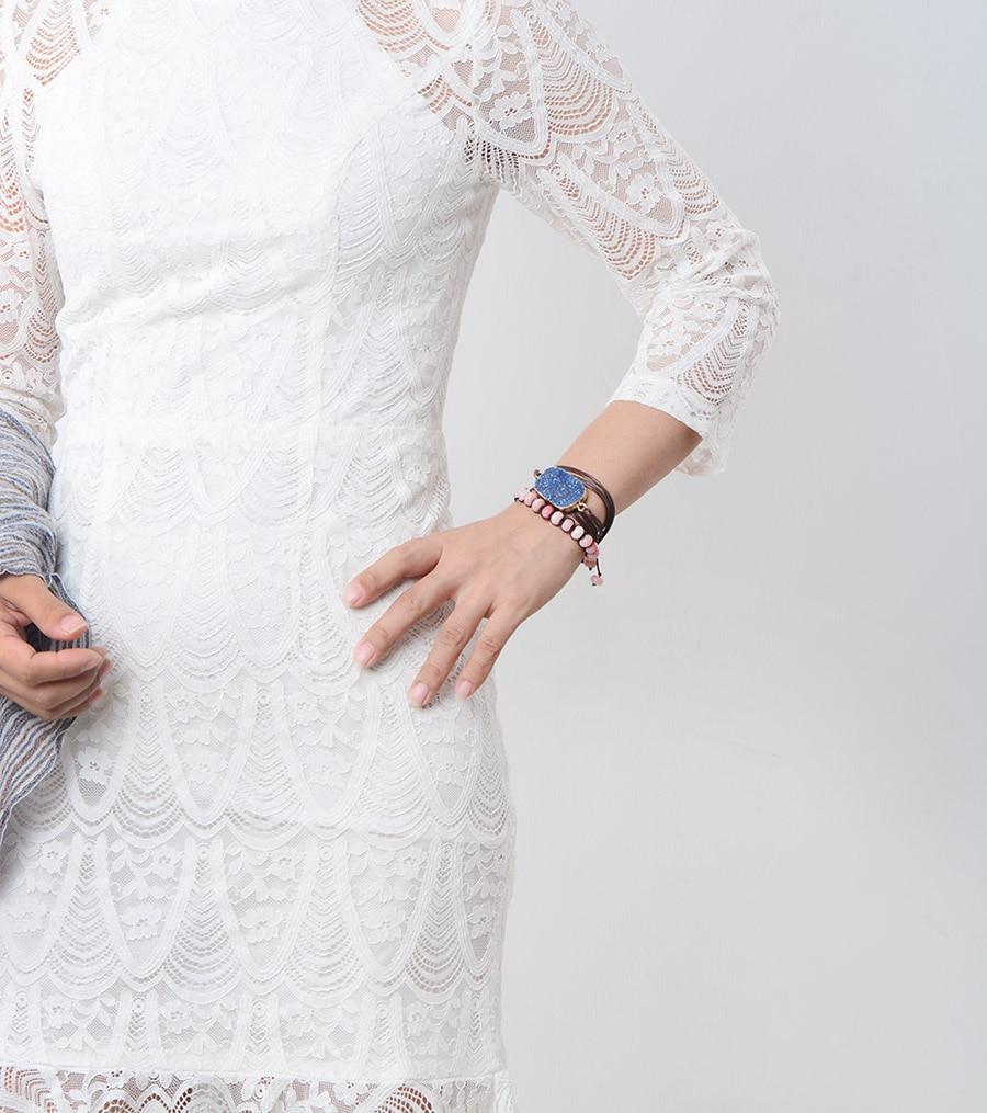 Elegant Adjustable Rose Quartz Healing Bracelet
