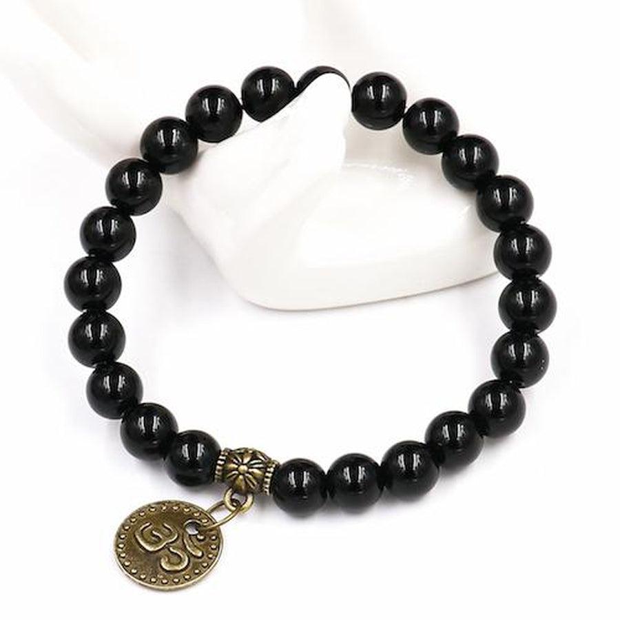 Black Onyx Mens Bracelet