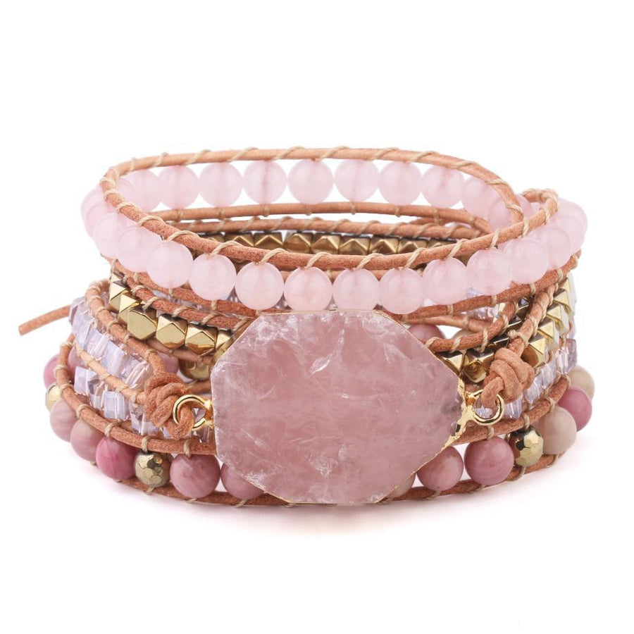 Rose Quartz Healing Bracelet – Natural Crystal Energy