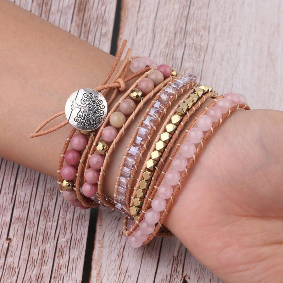 Rose Quartz Healing Bracelet – Natural Crystal Energy