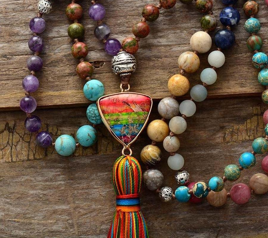 Multi Stones 108 Beads Mala