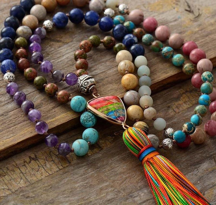 Multi Stones 108 Beads Mala