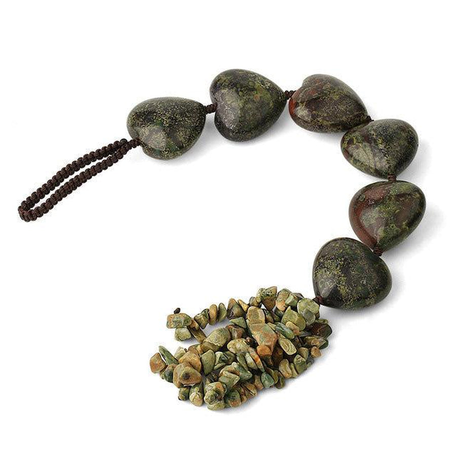 Car lucky charm with natural stone