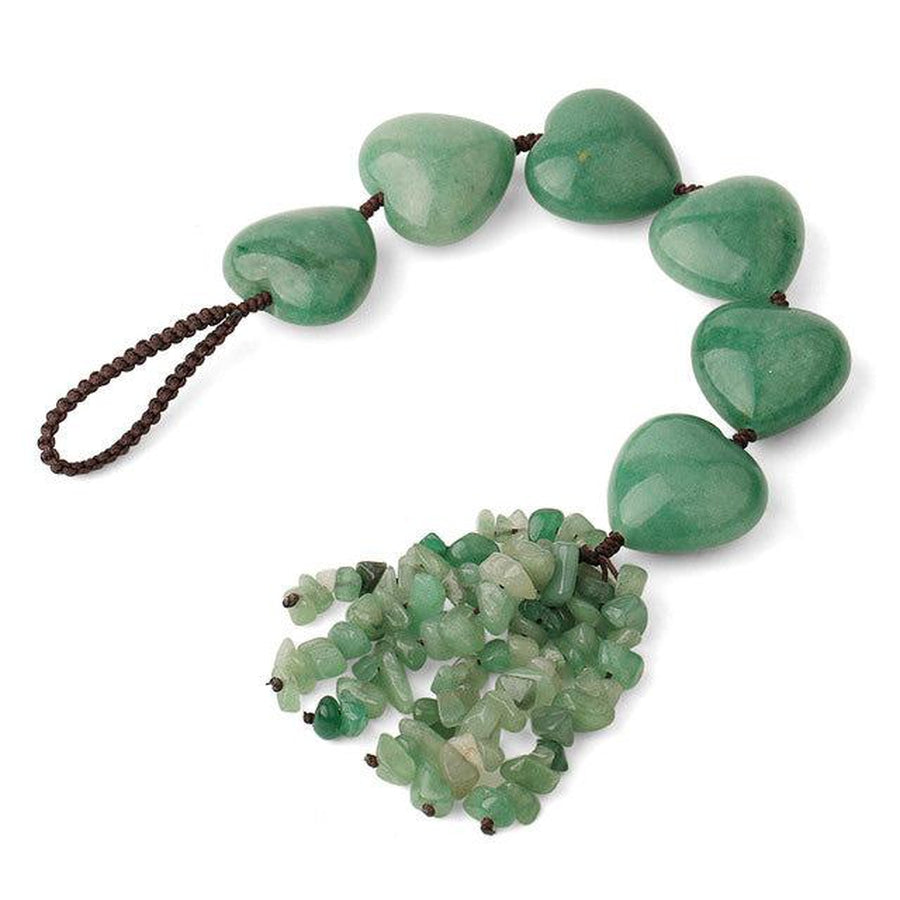 Car lucky charm with natural stone