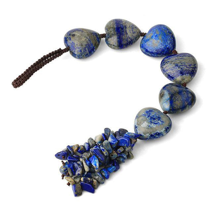Car lucky charm with natural stone