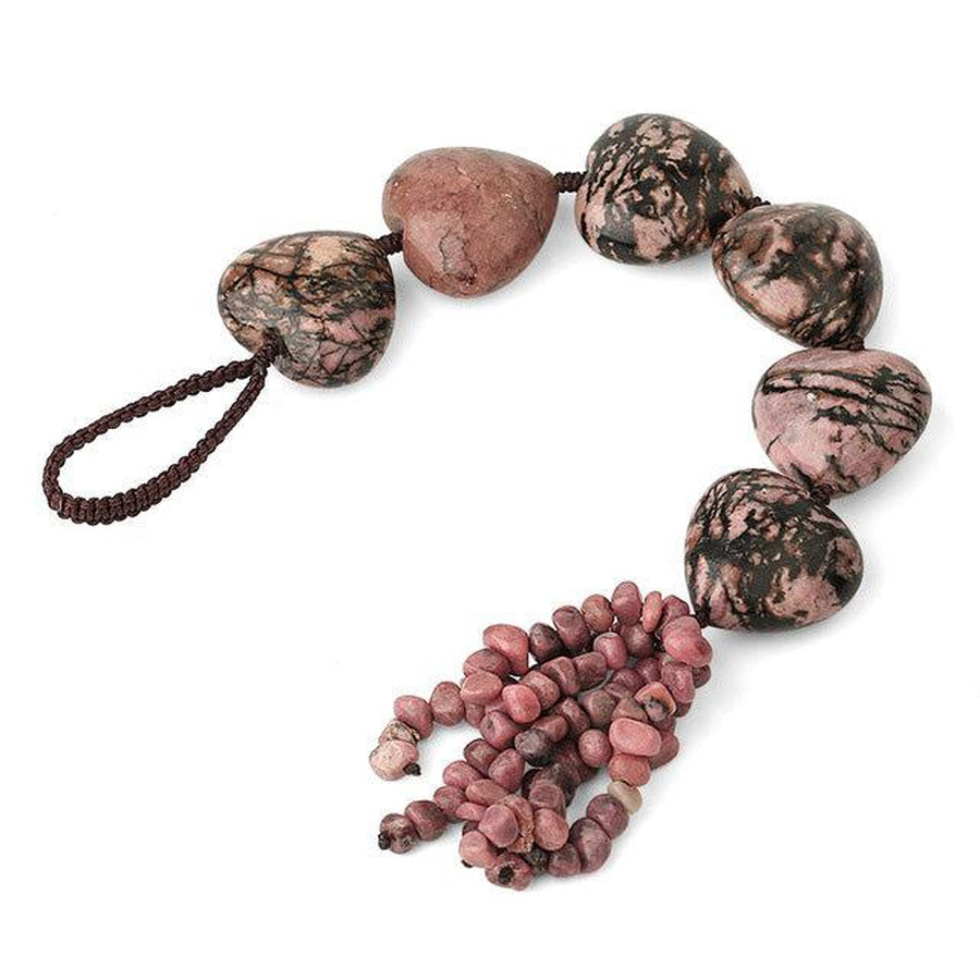 Car lucky charm with natural stone