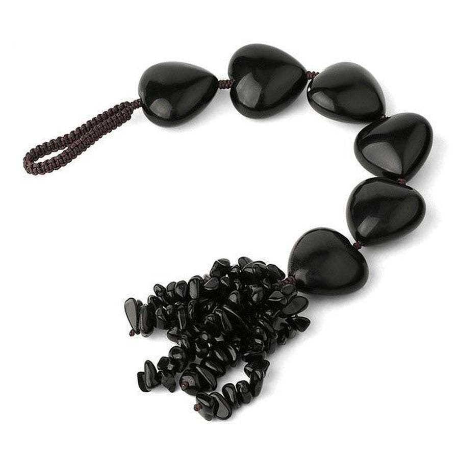 Car lucky charm with natural stone