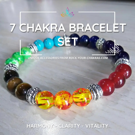 7 Chakra Bracelet Set