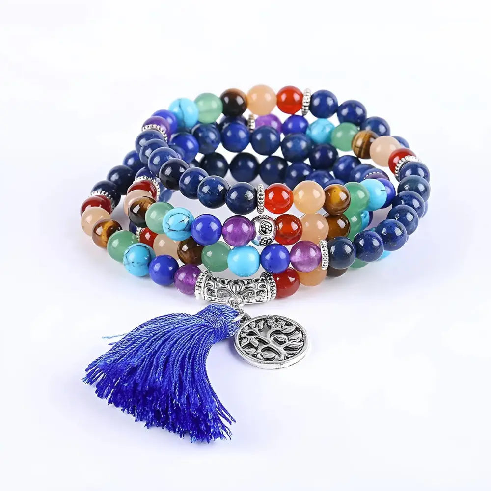 7 chakras positive energy bracelet