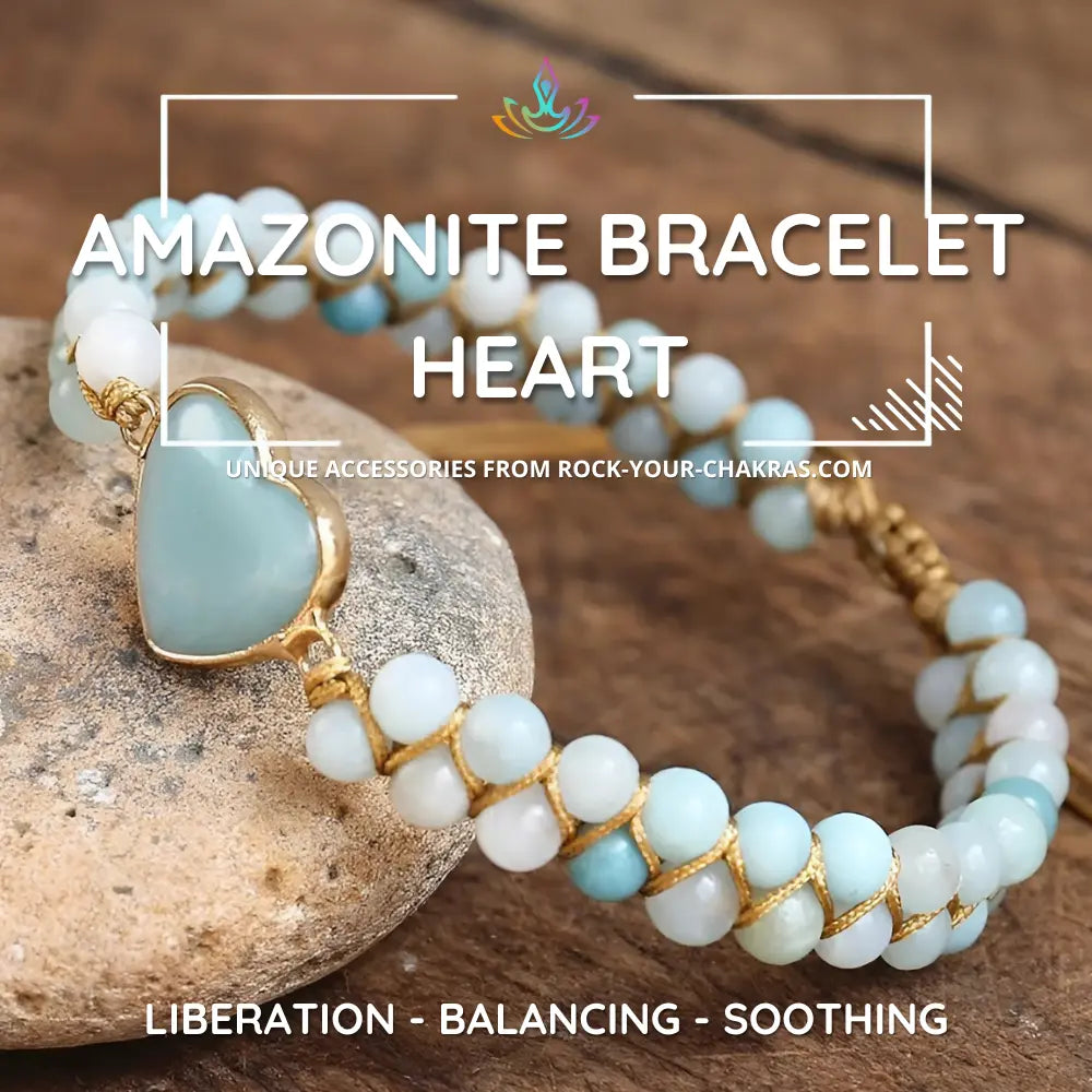 Amazonite Bracelet with Heart