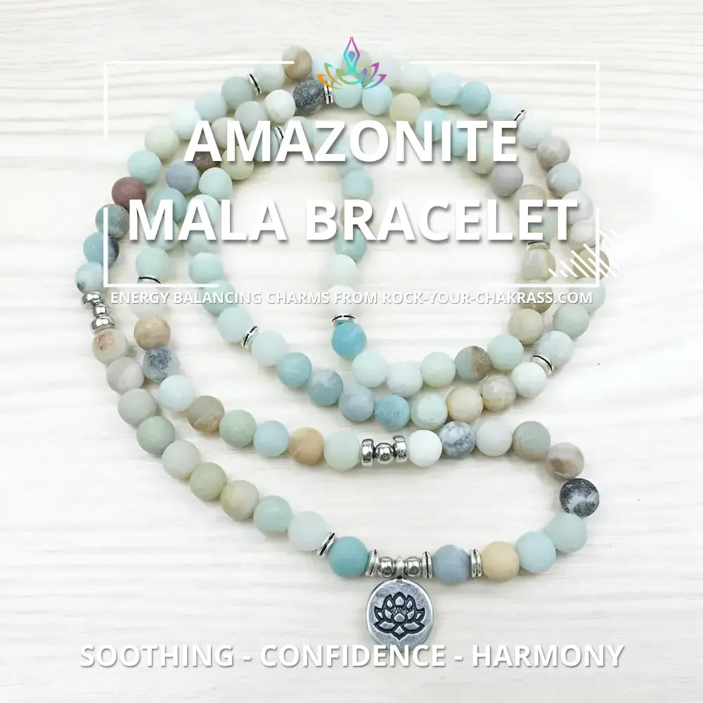 Amazonite Mala Bracelet