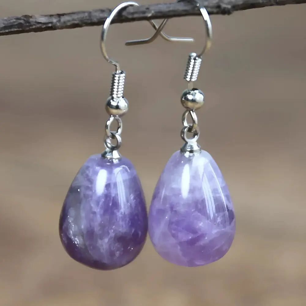 Amethyst Dangle Earrings