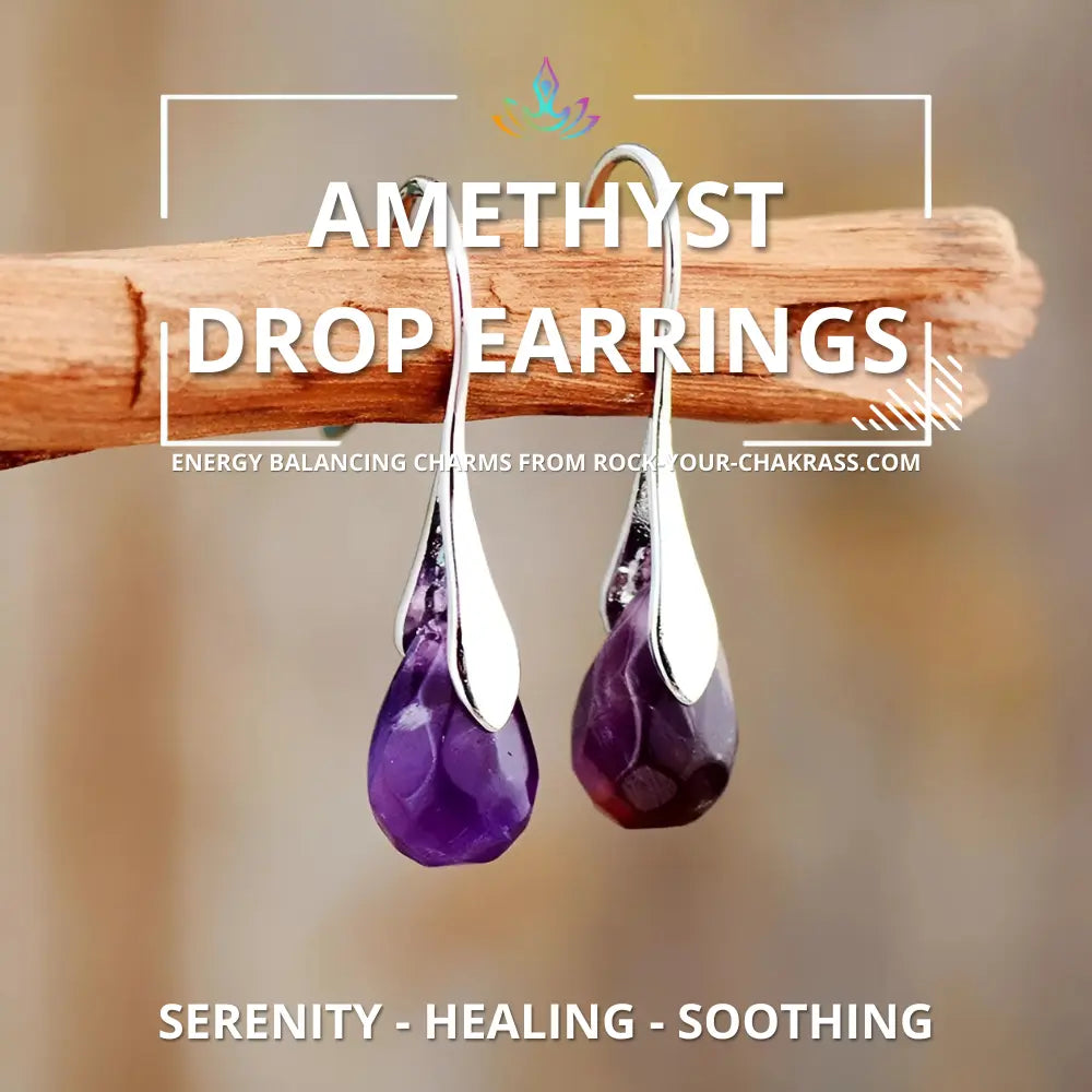 Amethyst Drop Earrings