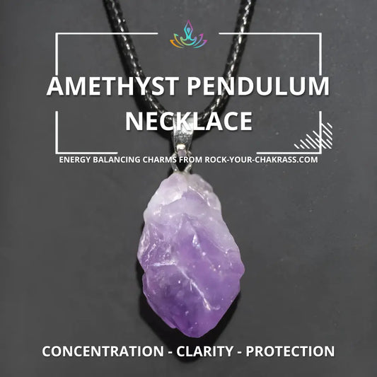 Amethyst Pendulum Necklaces