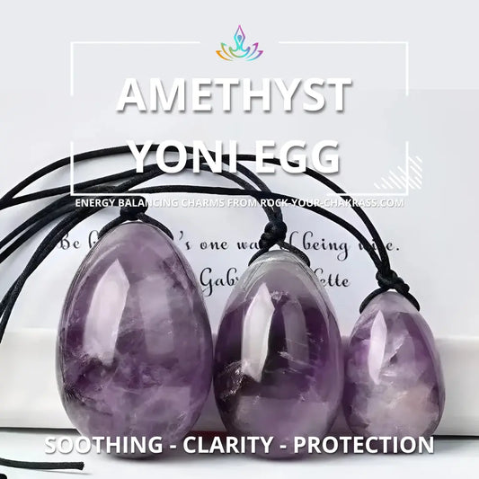 Amethyst Stones Yoni Egg Set