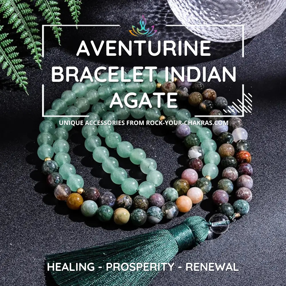 Aventurine Bracelet Indian Agate