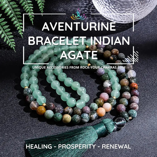 Aventurine Bracelet Indian Agate