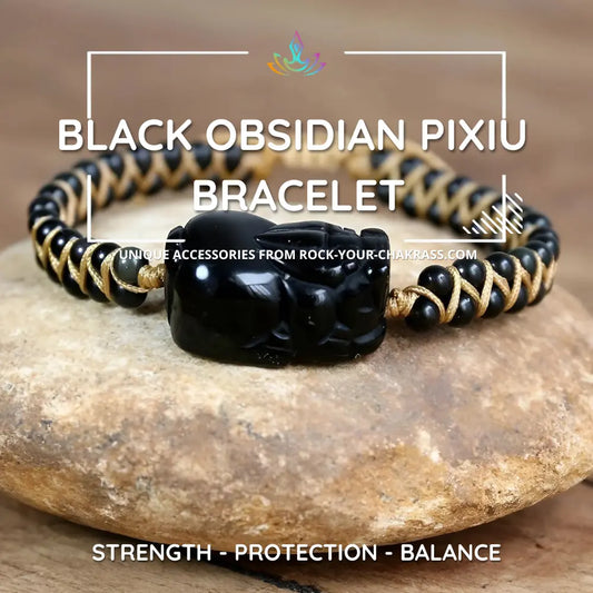 Black Obsidian Pixiu Bracelet