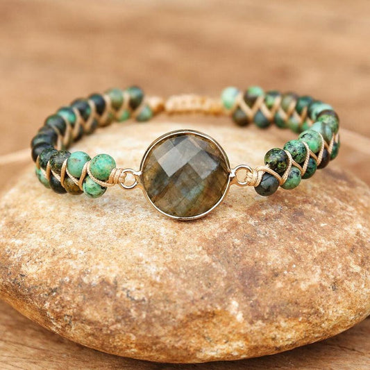 Adjustable Labradorite Bracelet