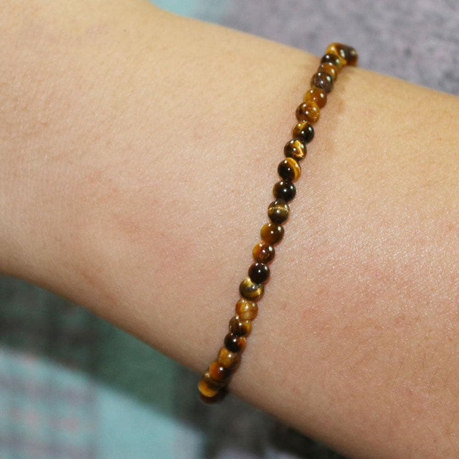 Mini Natural Tiger Eye Stone Bracelet