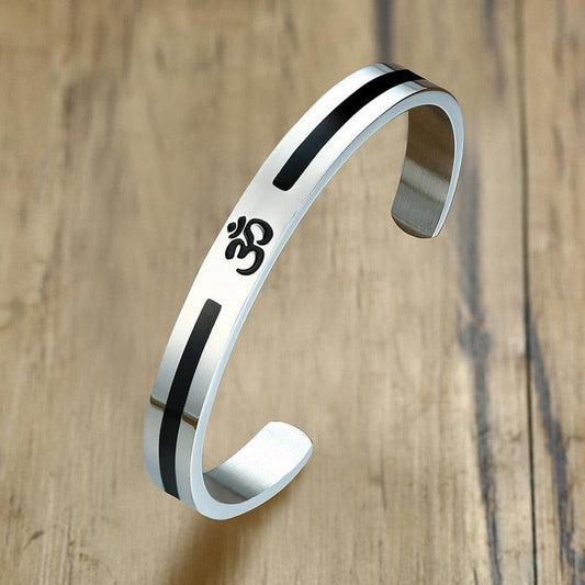 Stainless Steel OM Bangle