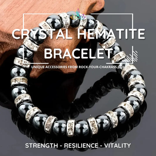 Crystal Hematite Bracelet