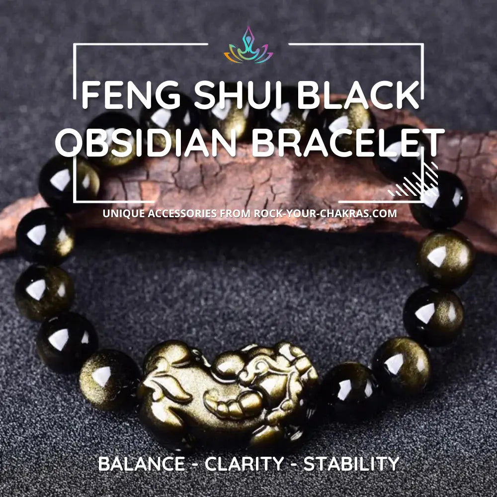 Feng Shui Black Obsidian Bracelet