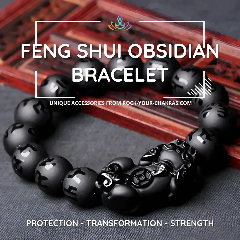 Feng Shui Obsidian Bracelet