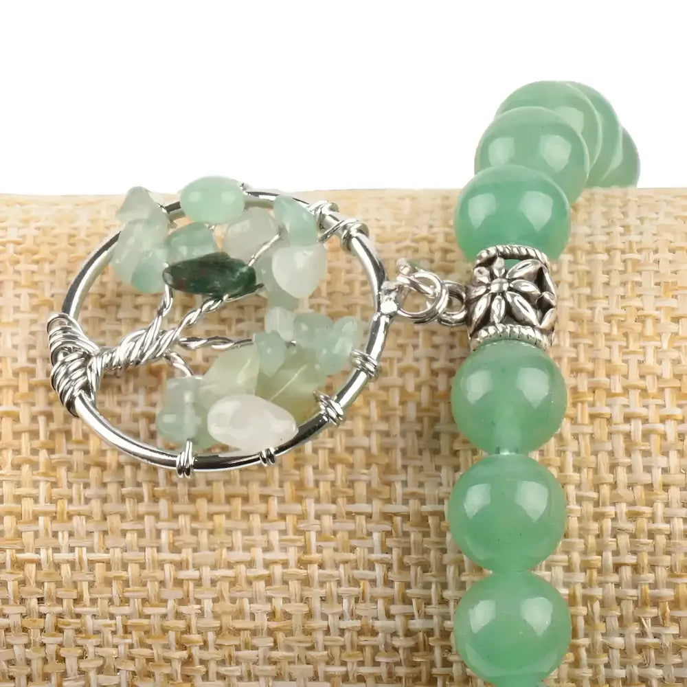 Green Aventurine 7 Chakra Bracelets