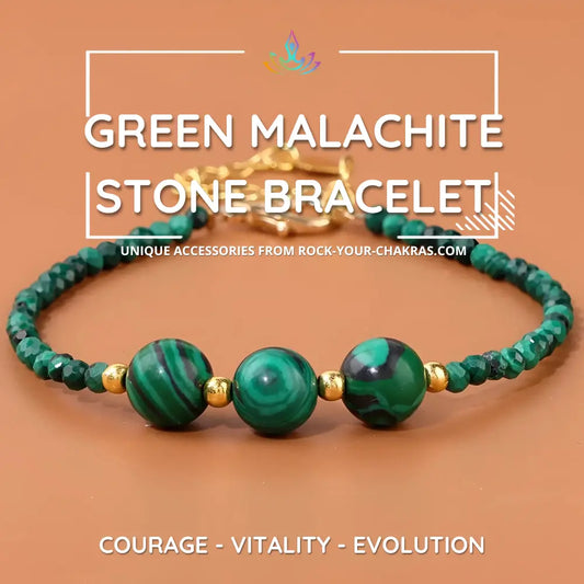 Green Malachite Stone Bracelet