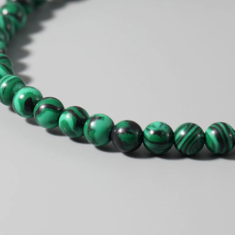 Malachite Beaded Bracelet