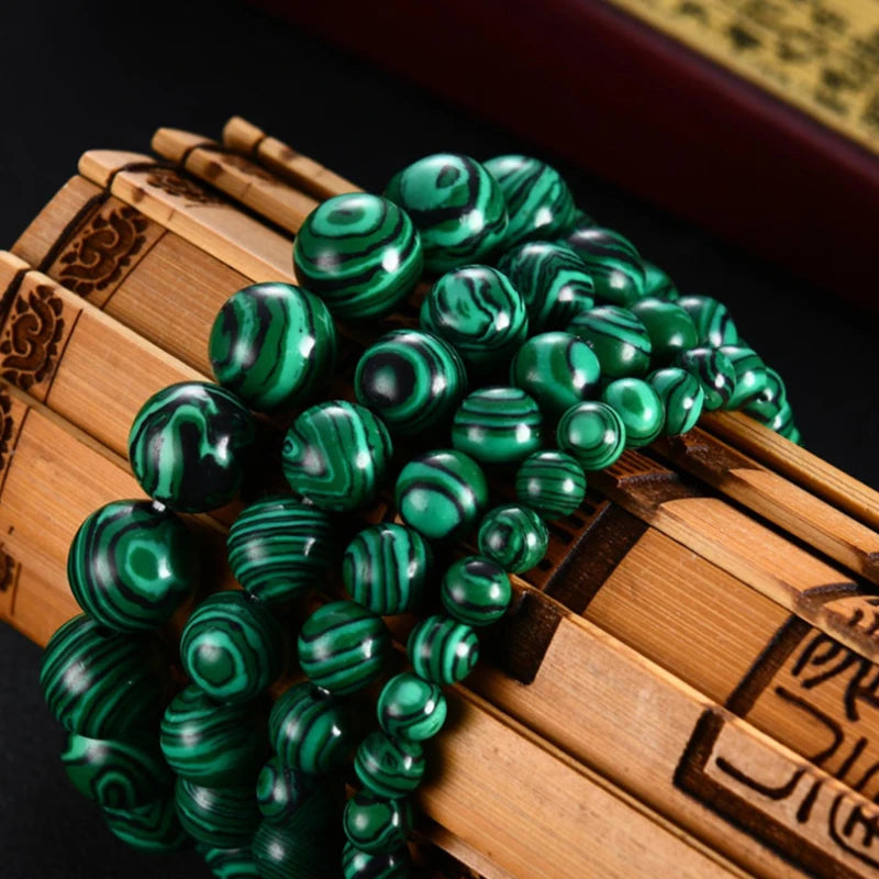 Malachite Beaded Bracelet