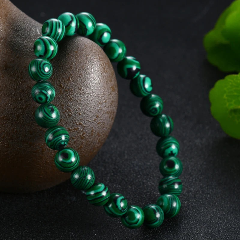 Malachite Beaded Bracelet