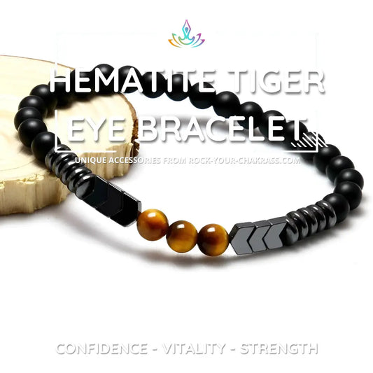 Hematite Tiger Eye Bracelet