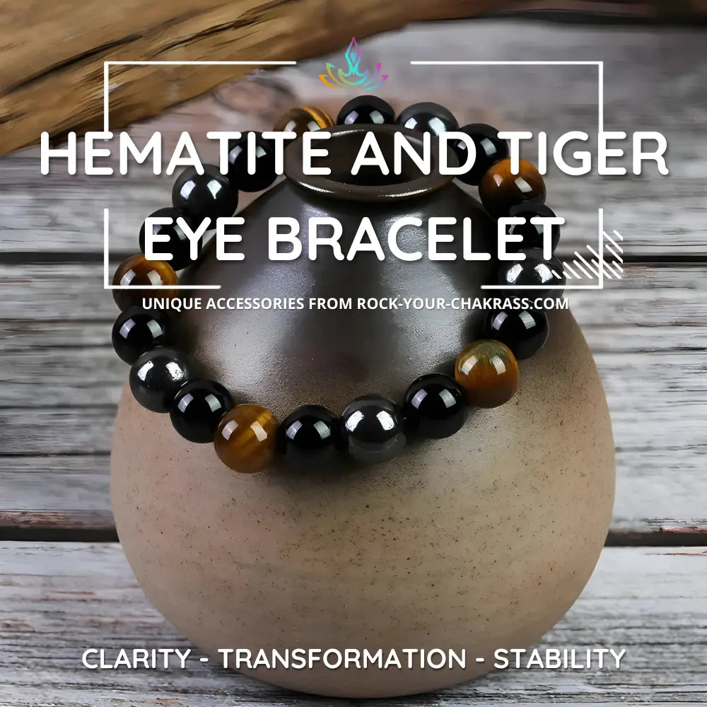 Hematite and Tiger Eye Bracelet