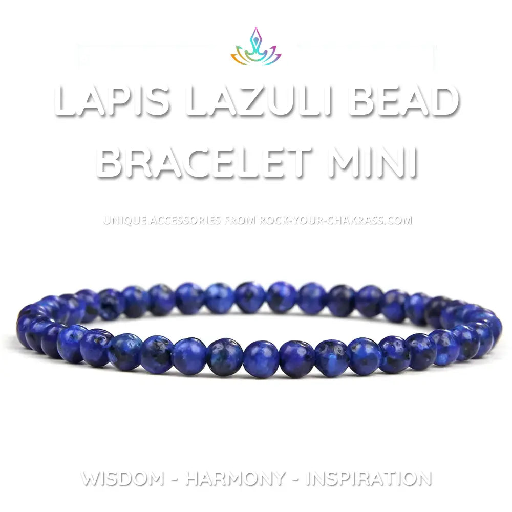 Lapis Lazuli Bead Bracelet Mini