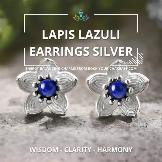 Lapis Lazuli Earrings Silver