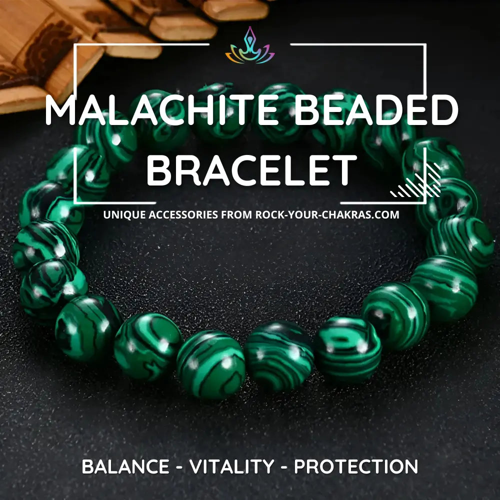 Malachite Beaded Bracelet