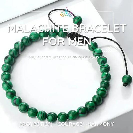 Malachite Bracelet for Men