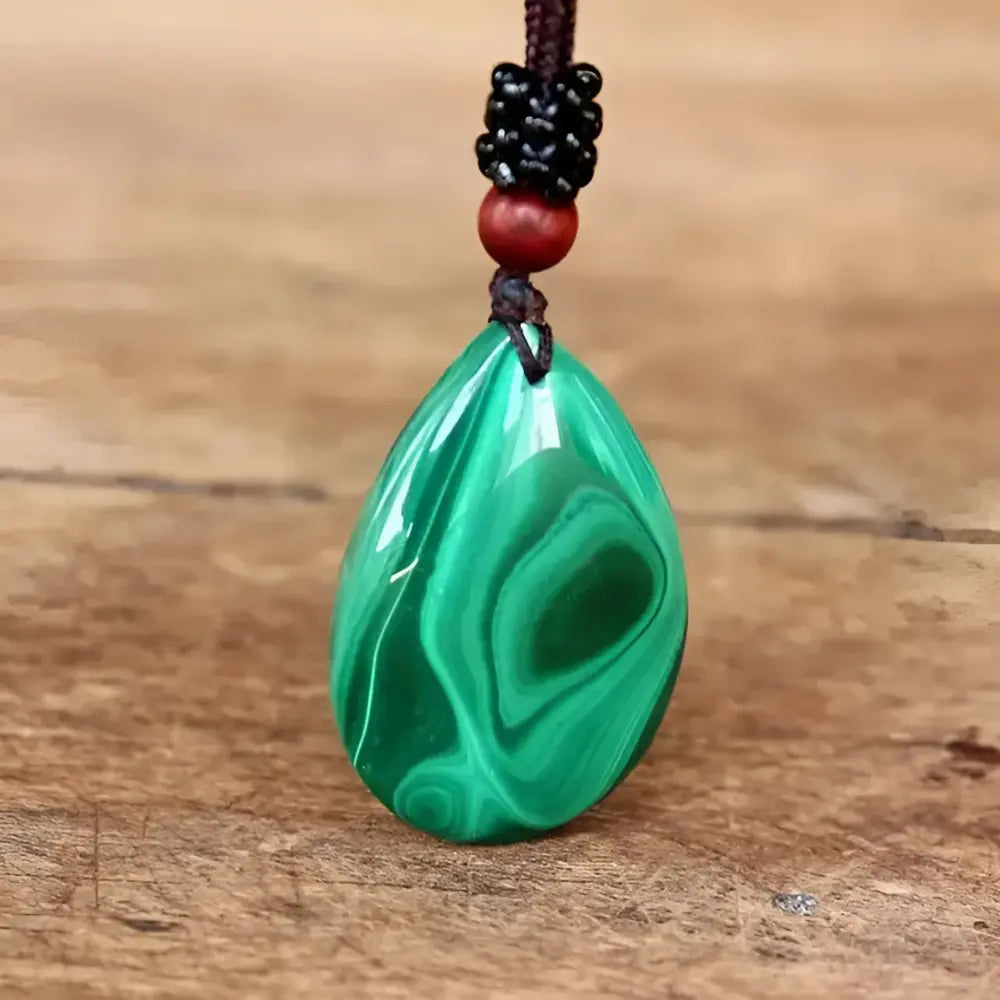 Malachite Stone Necklaces