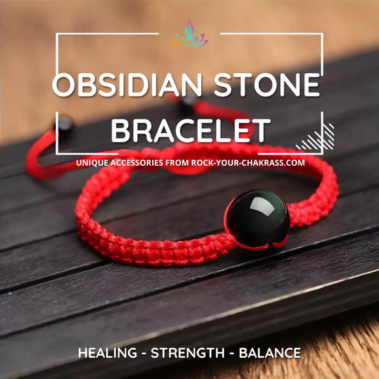 Obsidian Stone Bracelet