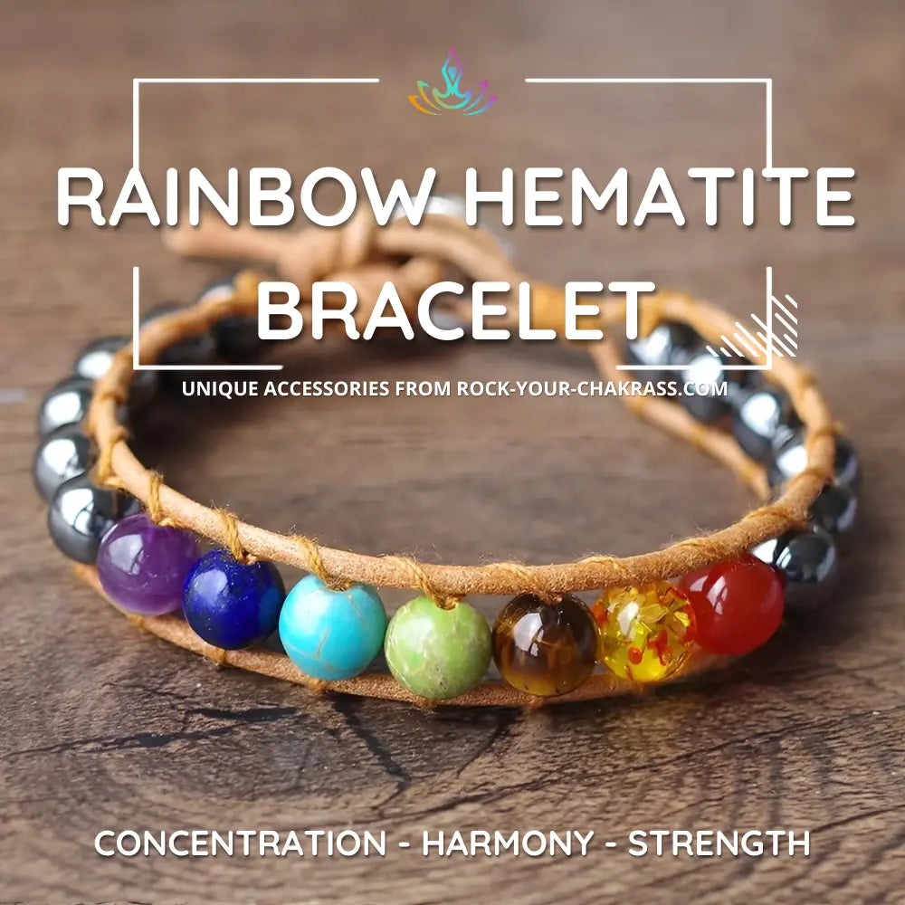 Rainbow Hematite Bracelet